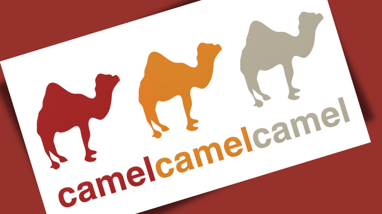 The official logo for Camelcamelcamel featuring a simple illustration of three camels.