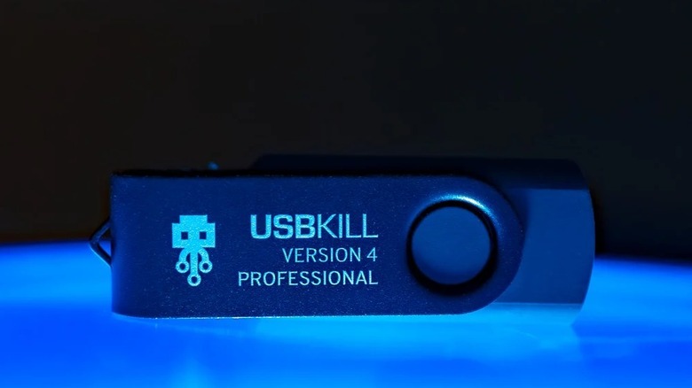A USB Kill Version 4 device used to test hardware electrical resistance.