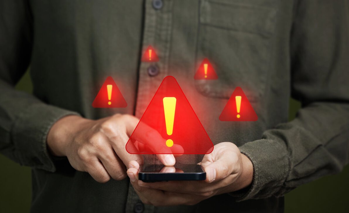 A mobile interface menu showing device administrator settings and app permission levels.