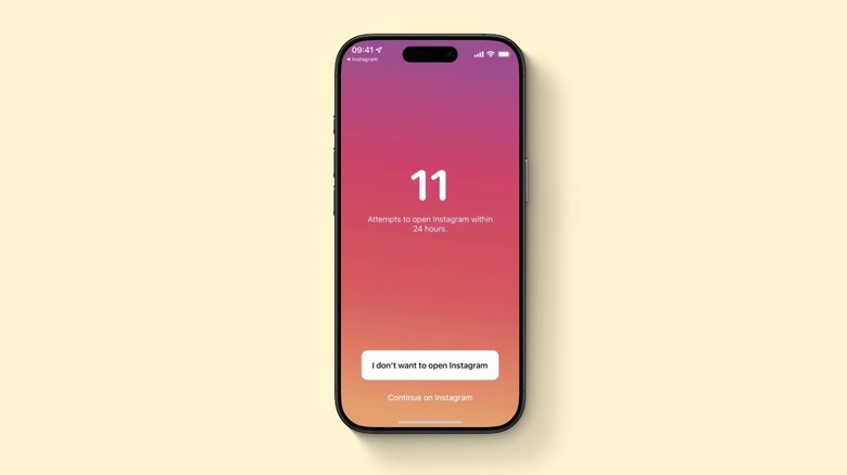 iPhone Pro mockup with One Sec app on the display.