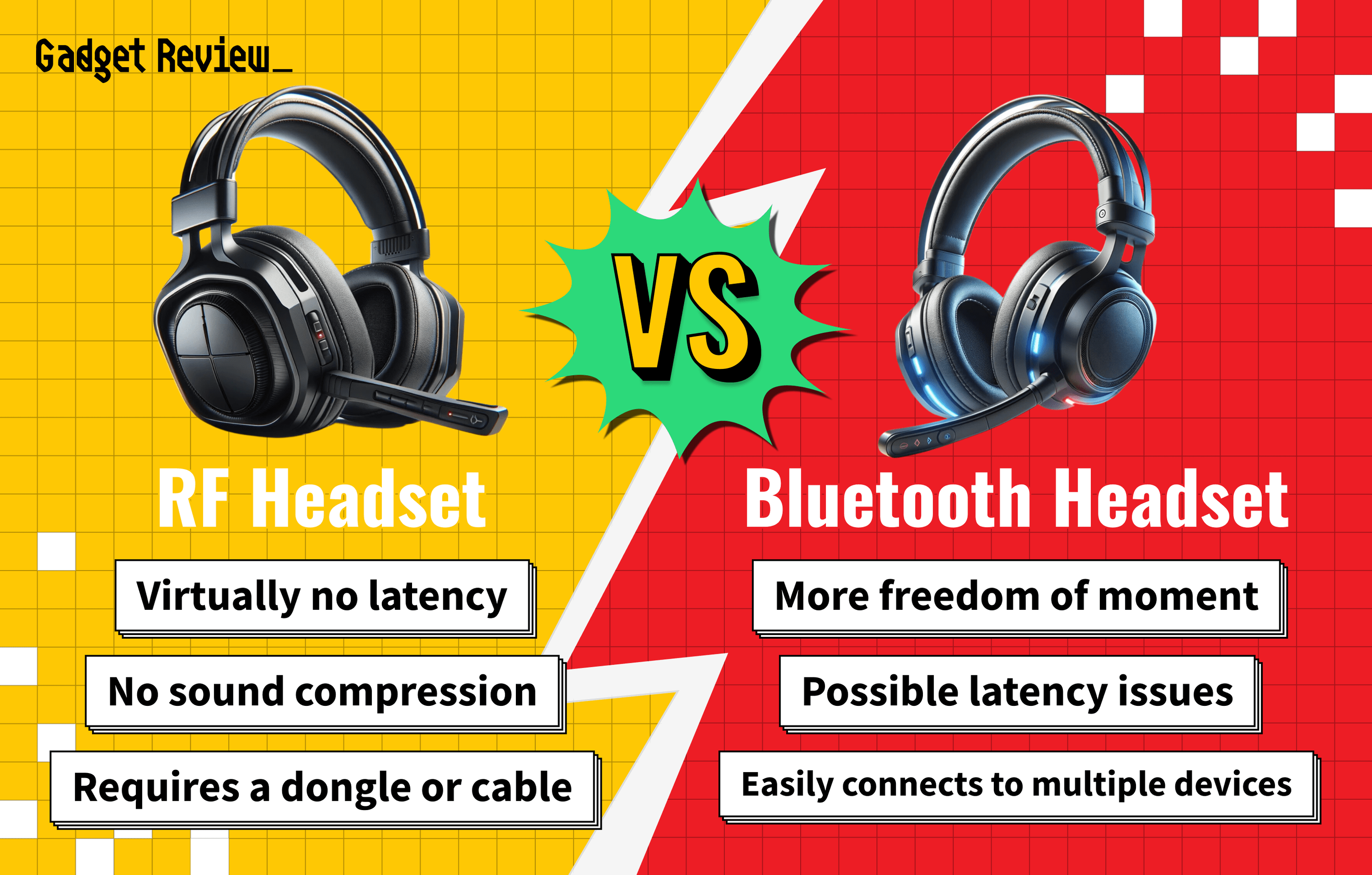 High-performance wireless gaming headset components featuring a 2.4GHz USB dongle.