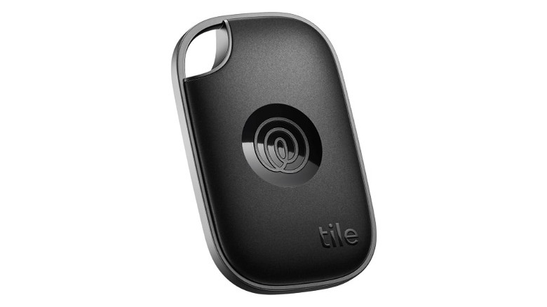 Black Tile Pro Bluetooth tracker.